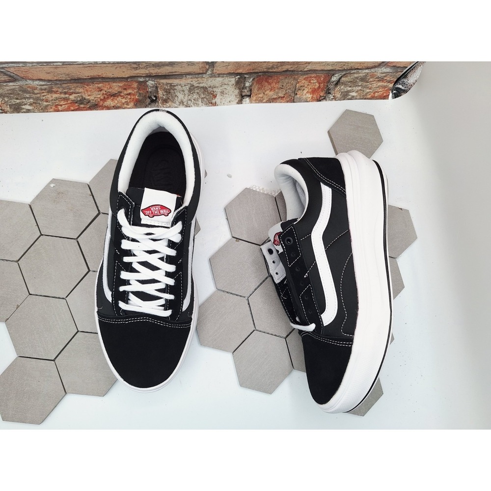 Vans Old Skool Overt ComfyCush Black White Chunky Sneakers 2022 Women's 7.5 Over - Picture 8 of 10